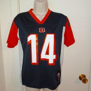 NFL Andy Dalton Cincinnati Bengals Football Jersey Youth Medium Size 10 12
